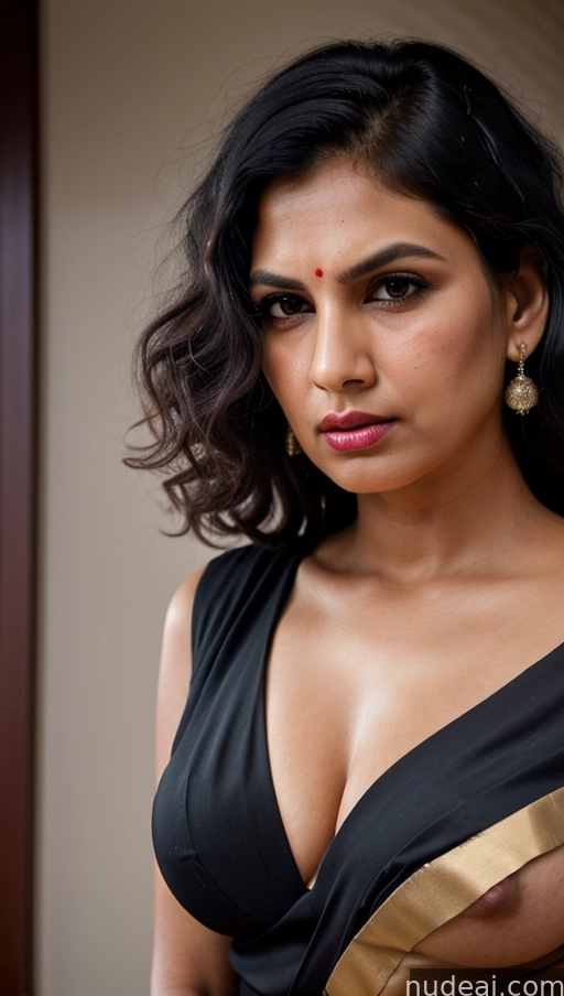 there is a woman in a black dress posing for a picture