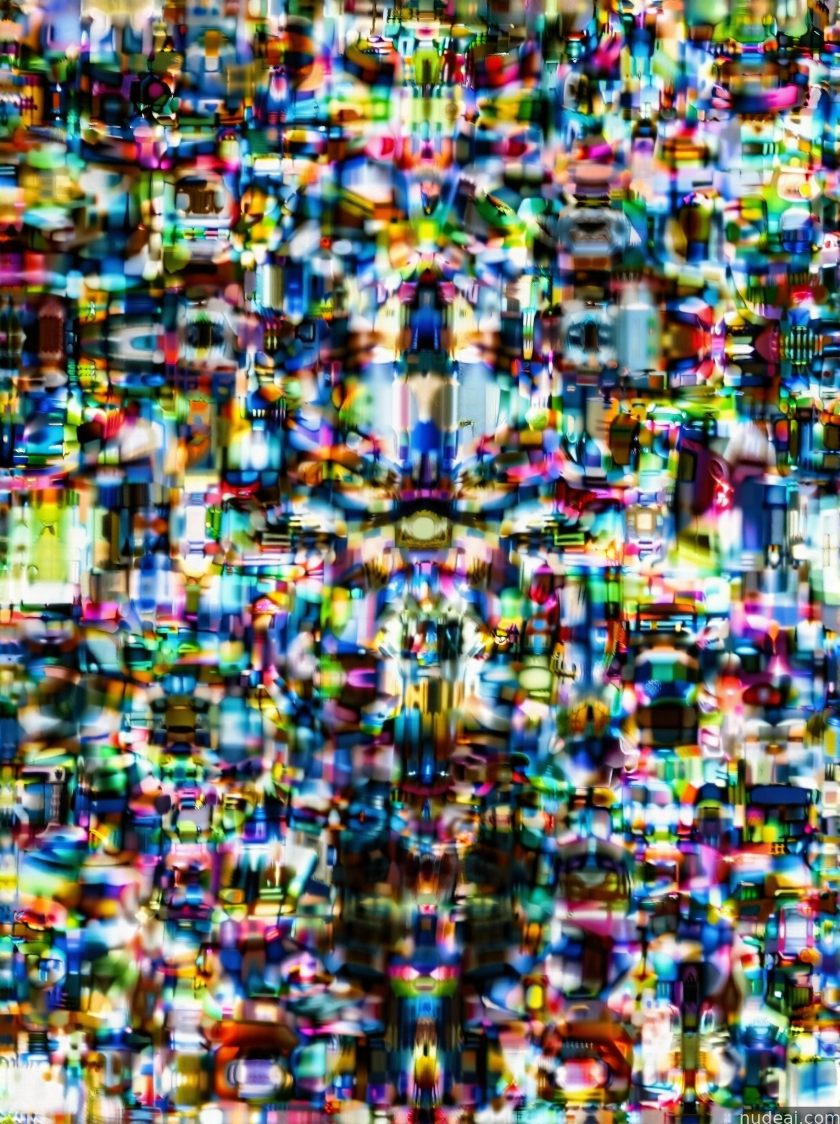 a close up of a television screen with a lot of small pixels