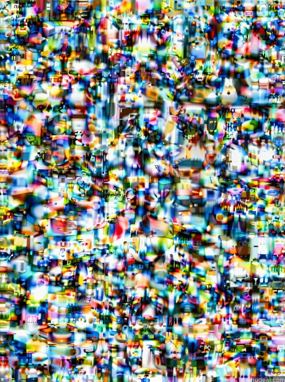 a close up of a television screen with a lot of small pixels