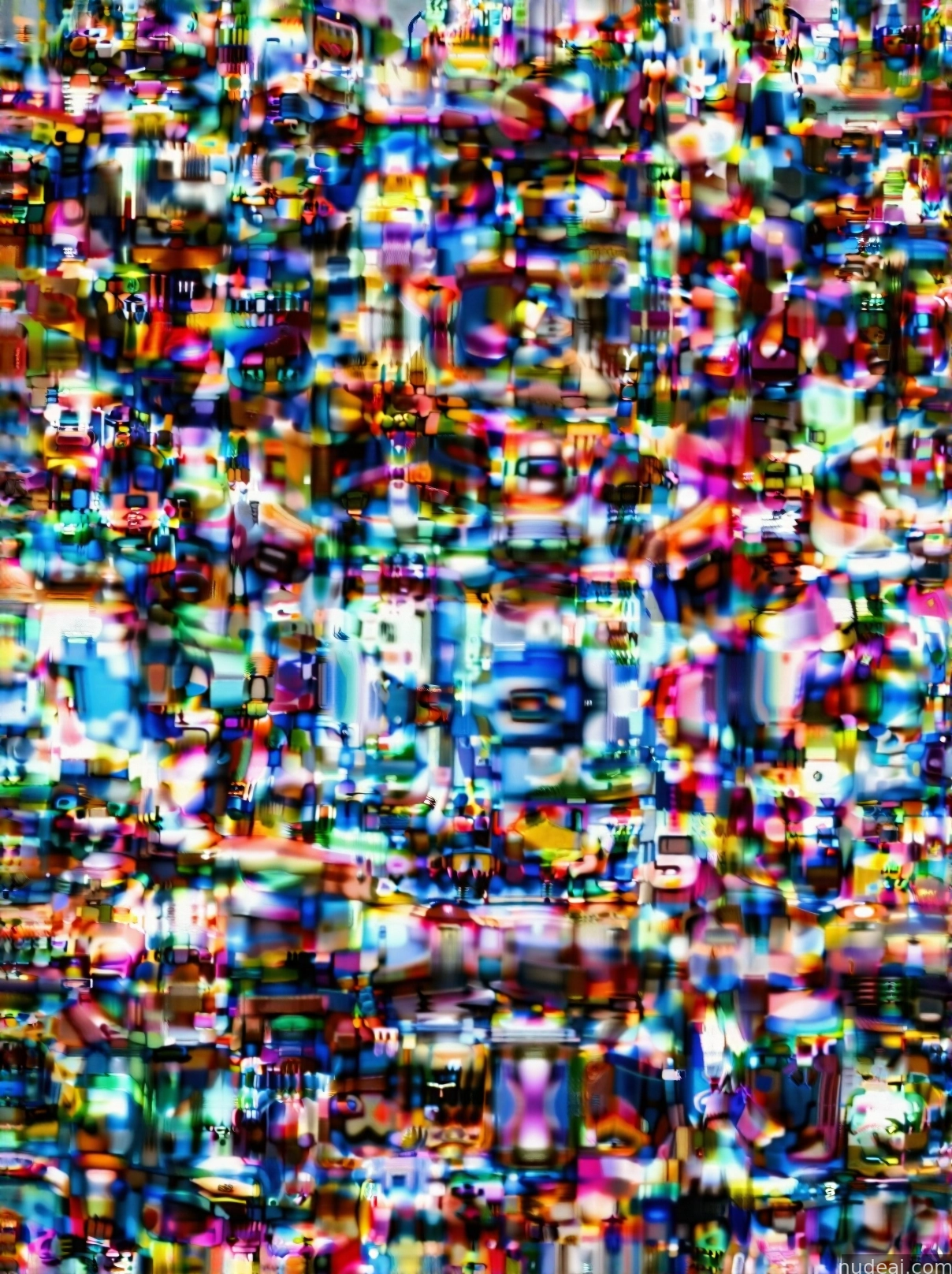 a close up of a television screen with a lot of small pixels