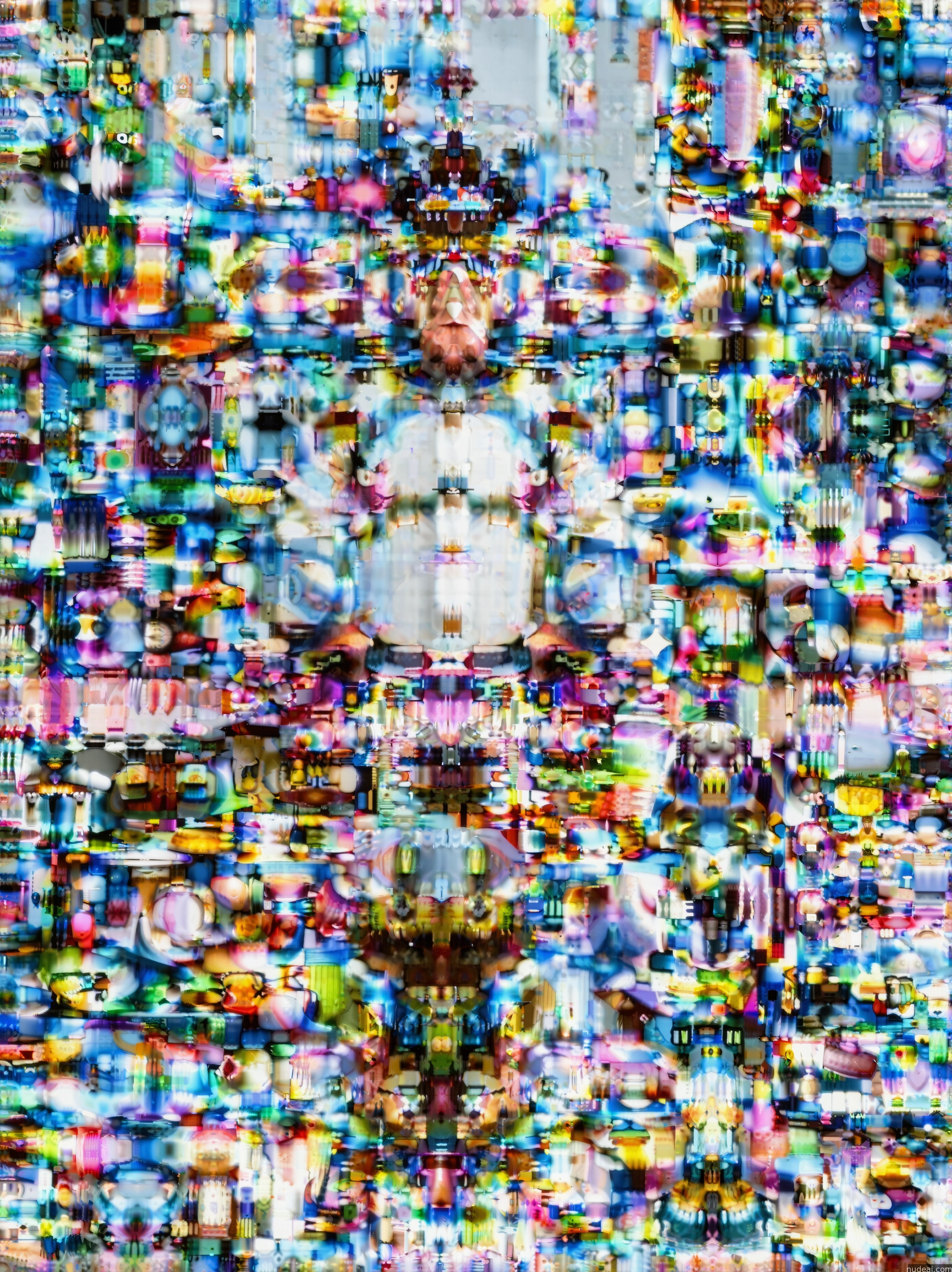 a close up of a television screen with a person on it