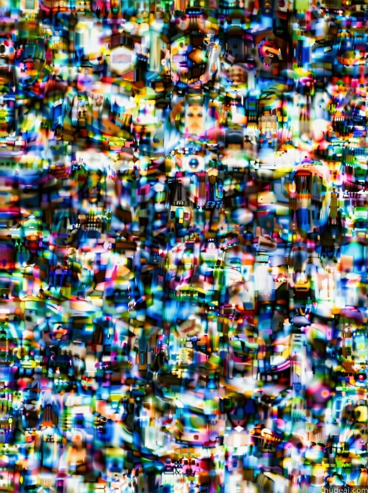 a close up of a television screen with a lot of people watching it