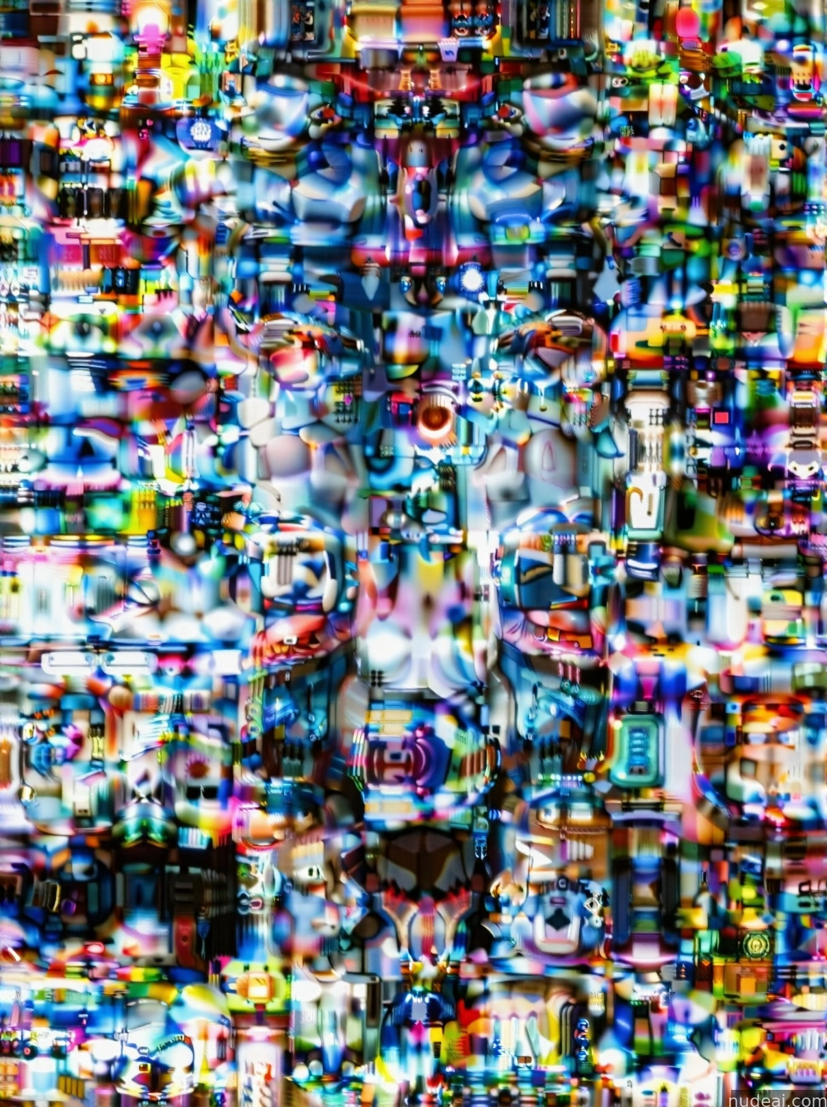 a close up of a television screen with a lot of different images