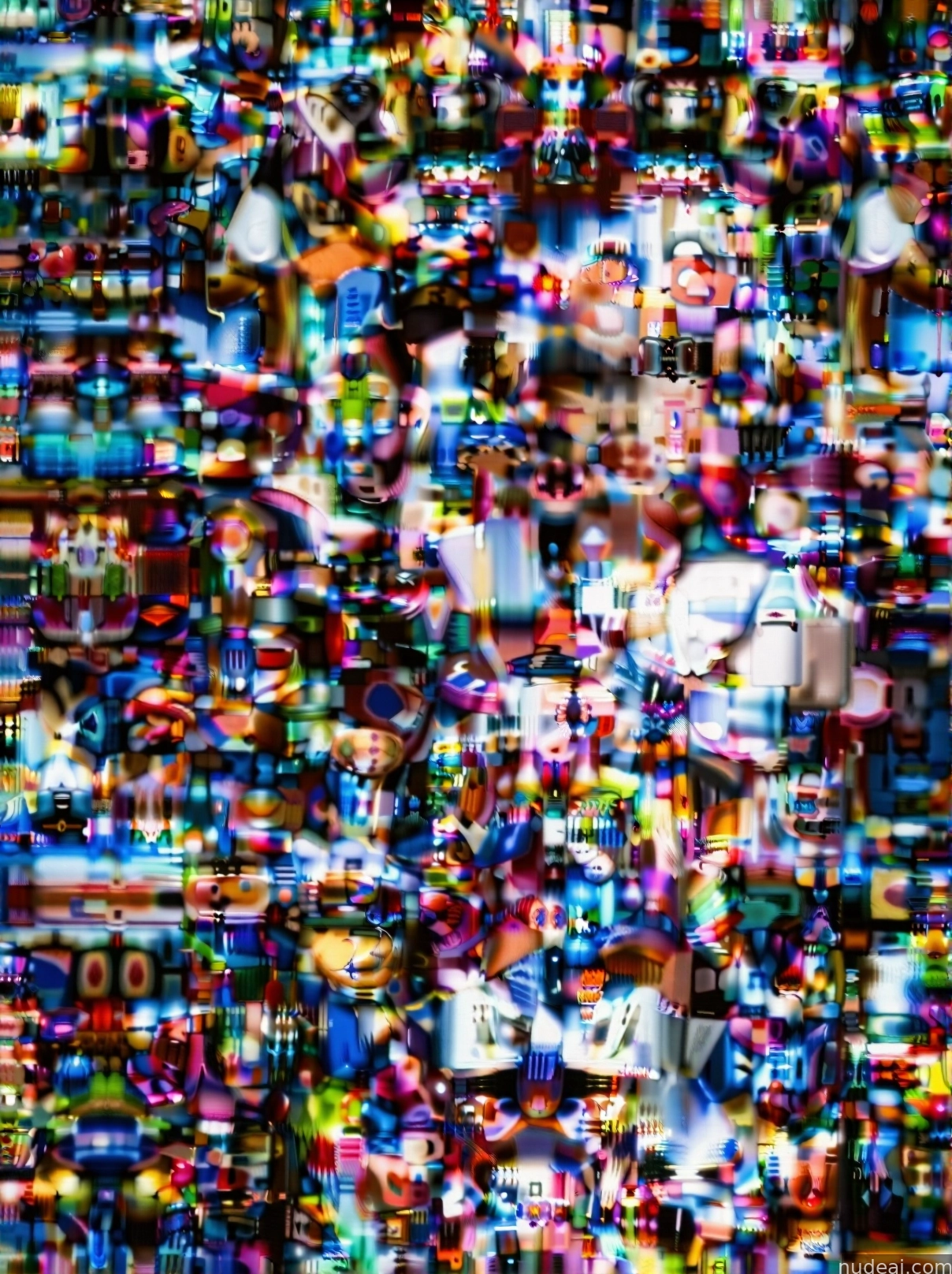 a close up of a television screen with a lot of different images