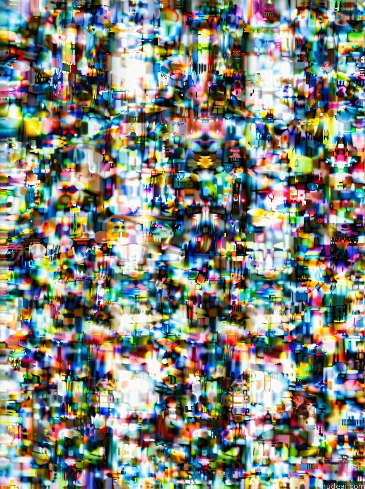 a close up of a television screen with a lot of small pixels