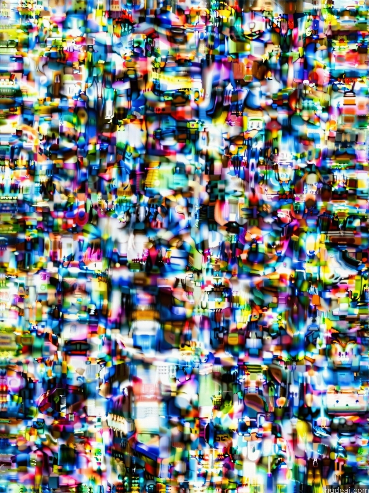 a close up of a television screen with a lot of people watching it
