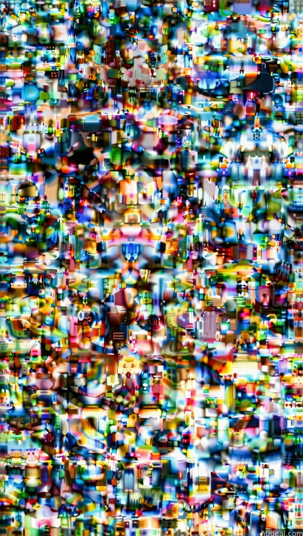a close up of a television screen with a lot of small pixels