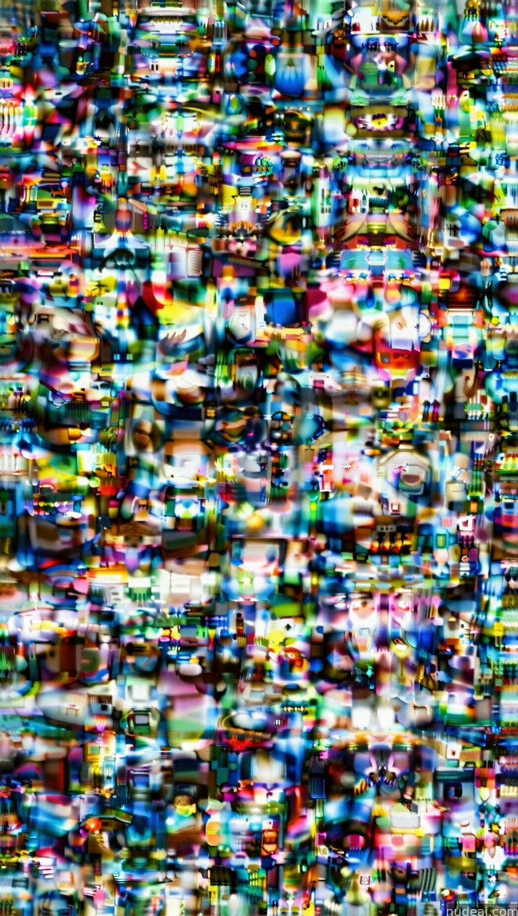 a close up of a television screen with a lot of small pixels