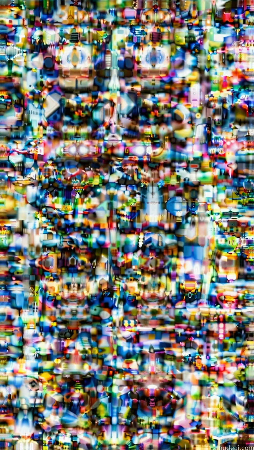a close up of a television screen with a lot of small pixels