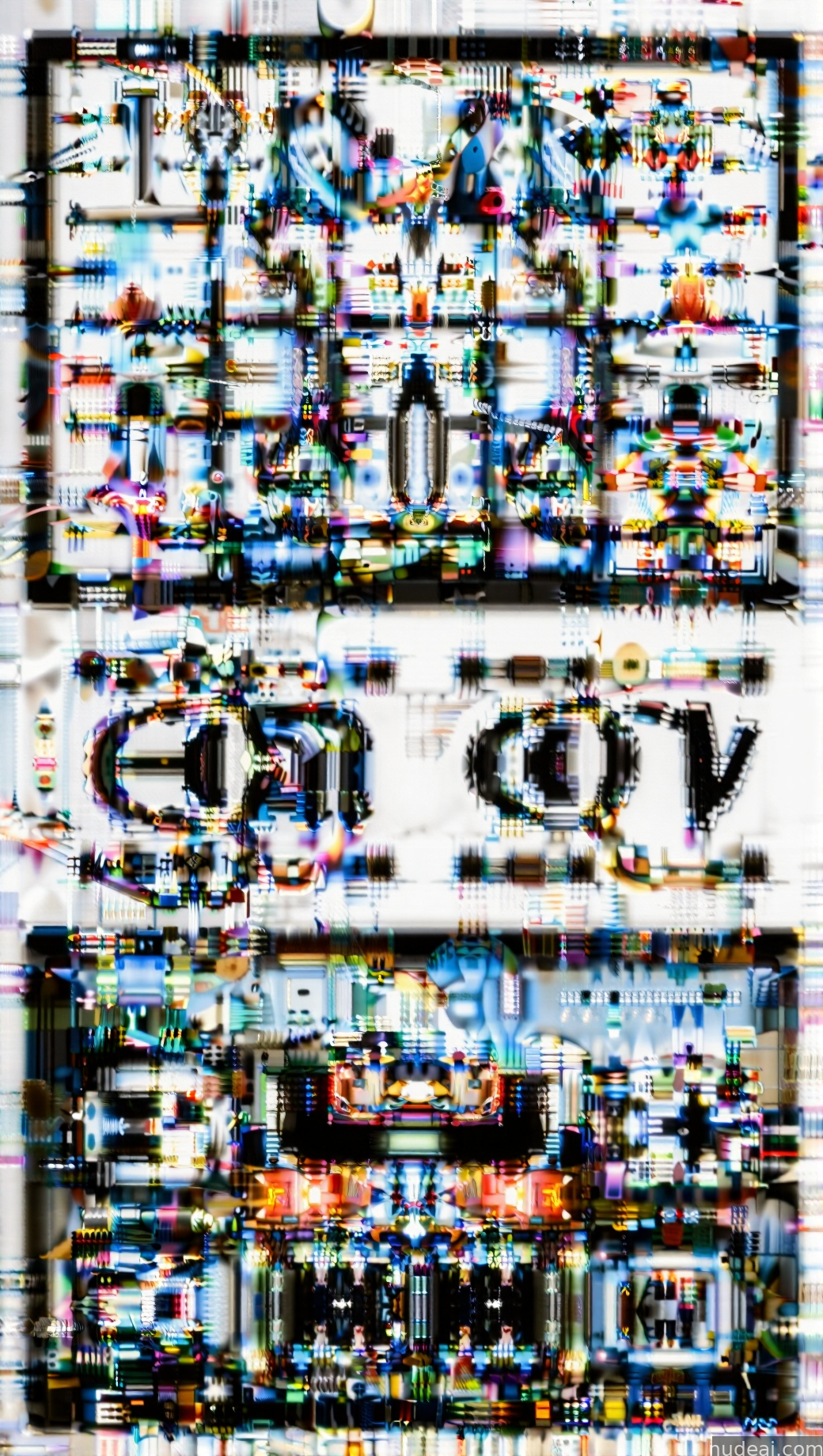a close up of a tv screen with a lot of different images
