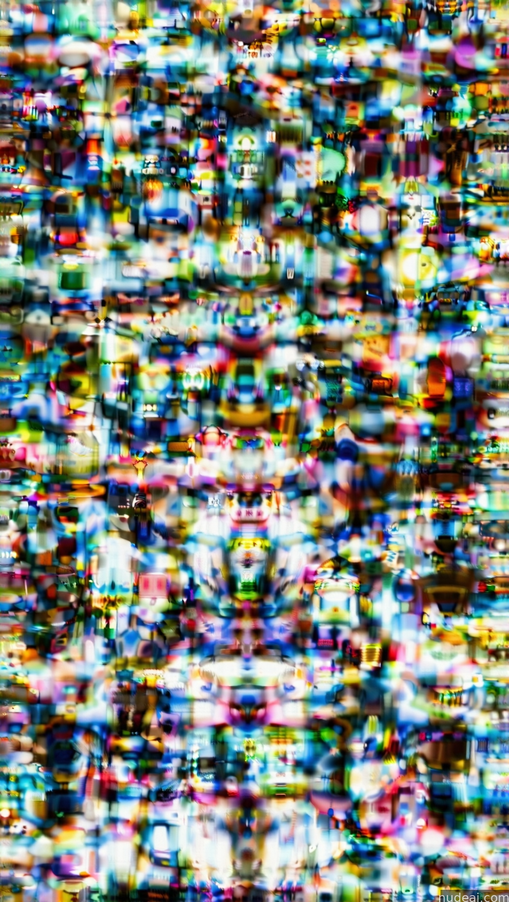 a close up of a television screen with a lot of small pixels