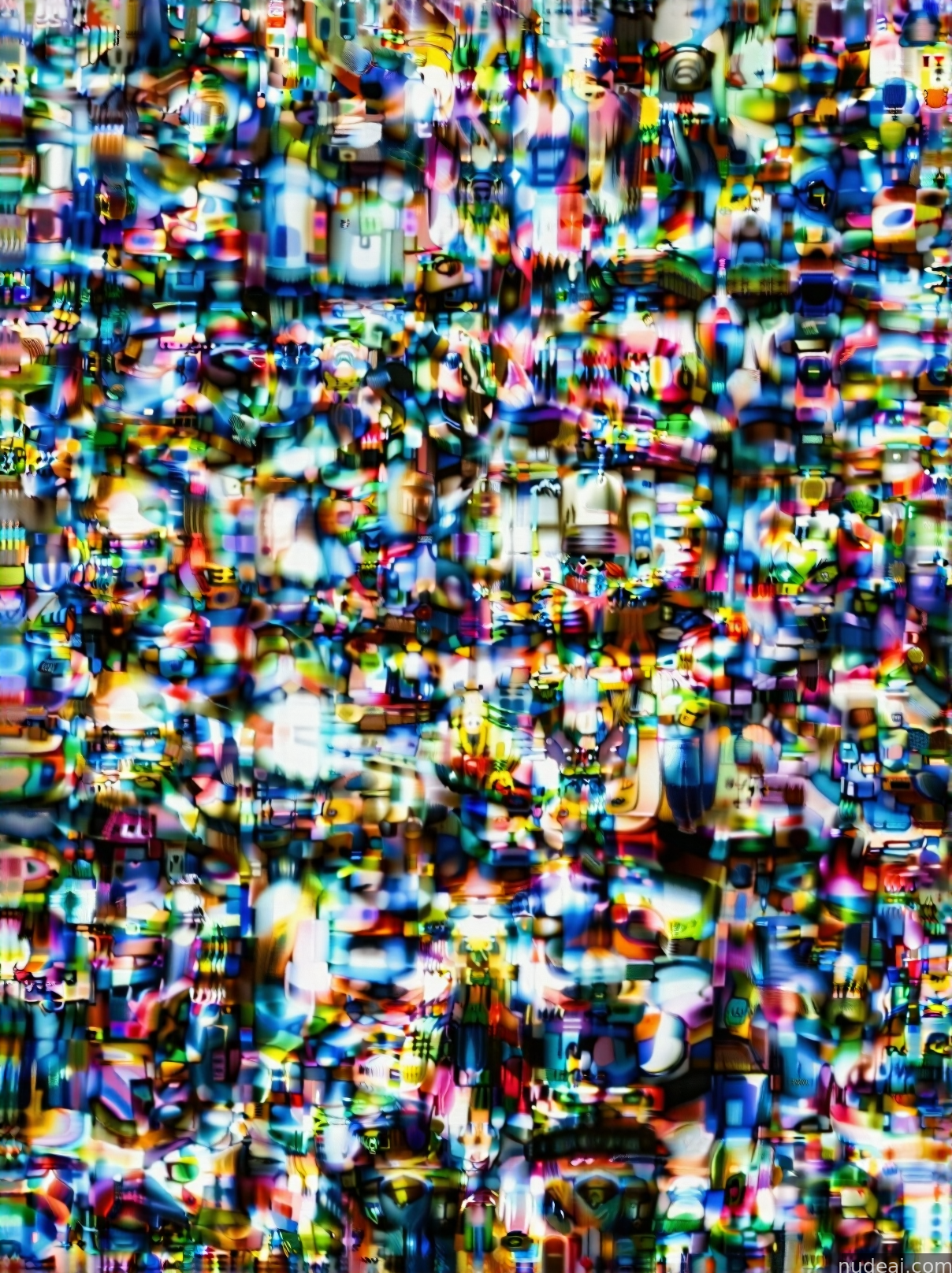 a close up of a television screen with a lot of people watching it