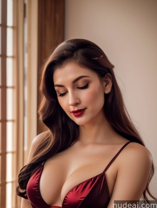 araffe woman in a red bra top posing for a picture