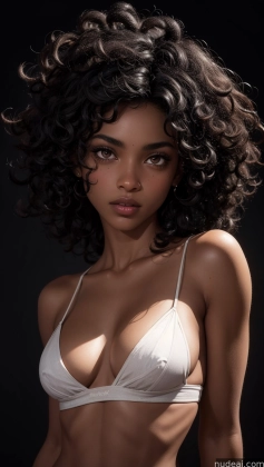 a close up of a woman with a very big breast